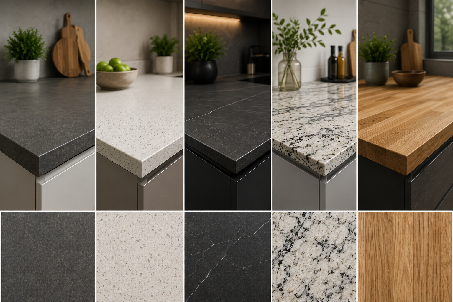 Welche Arbeitsplatte ist die beste? Der große Vergleich für Ihre Traumküche