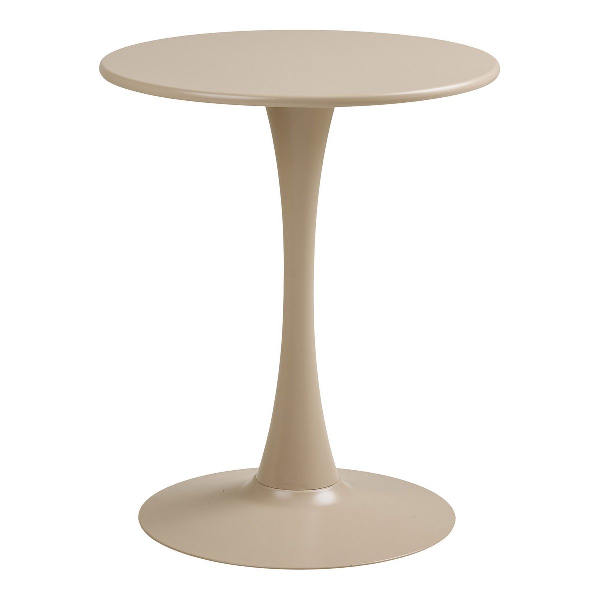 Meira Bistrotisch, Stahl, Taupe, ø60x72 cm