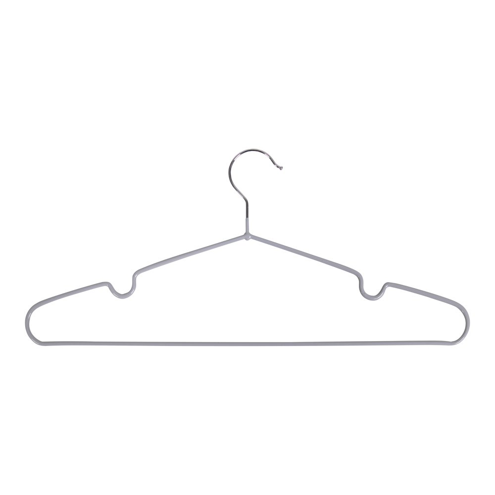 Massa Kleiderbügel – Grau, Metall, 10er-Set