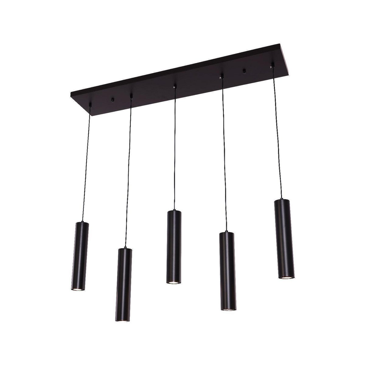 Hanging Lamp Zylinder Esstisch 5 | Schwarz