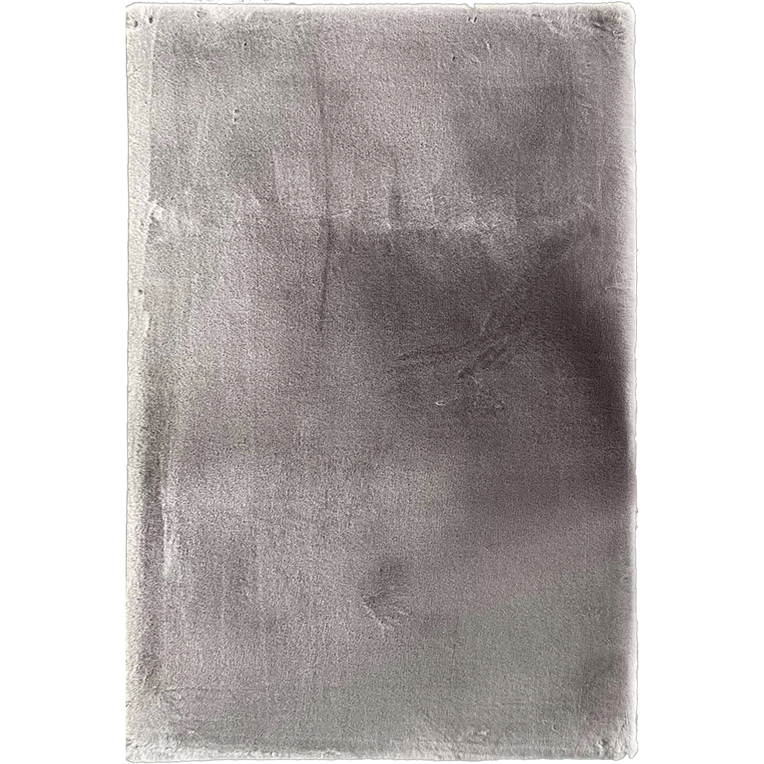 Flauschiger Teppich grau 160x230 cm
