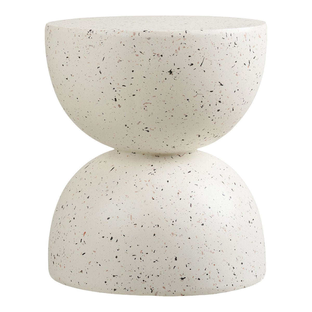 Bonita Beistelltisch, Fiberclay, Terrazzo-Optik, ø40x45 cm
