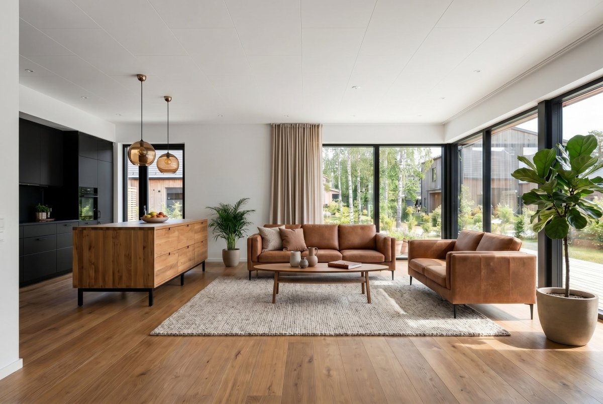2-Sitzer Ledersofa - Echtleder Cognac Braun