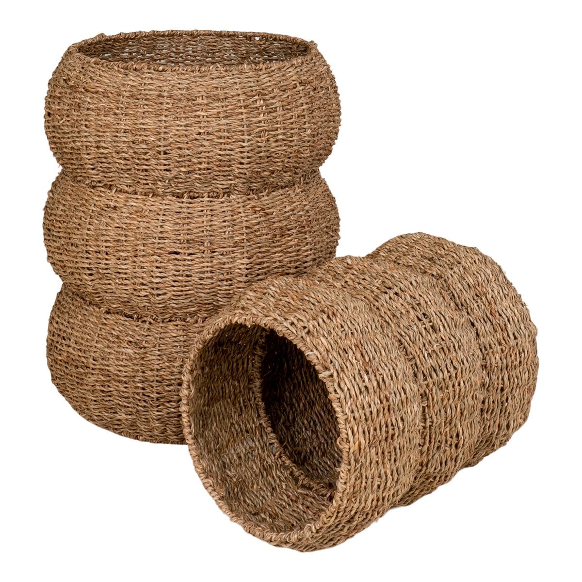 Sarbas-Körbe – Natur, Seegras, 2er-Set