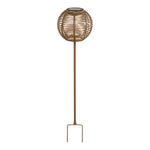 Carlisle Lampe, wiederaufladbar mit integriertem Solarpanel, Natur