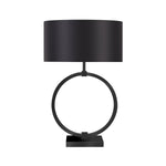 Ringlampe Schwarz L
