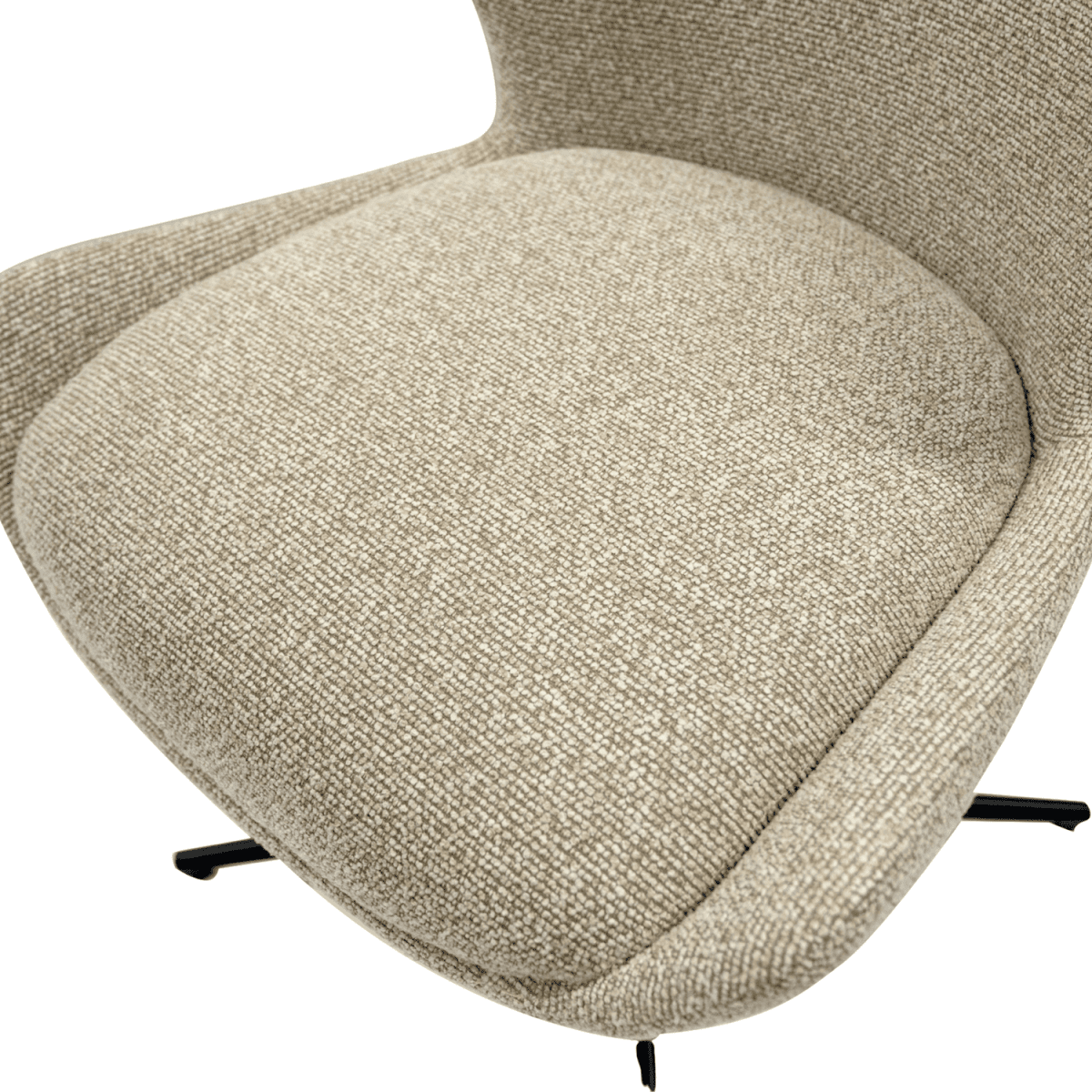 2er Set Esszimmerstühle - Drehbar - Beige