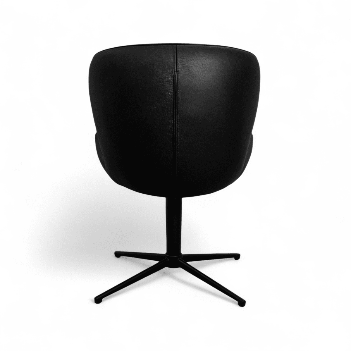 2er Set Esszimmerstühle - Drehbar - Schwarz