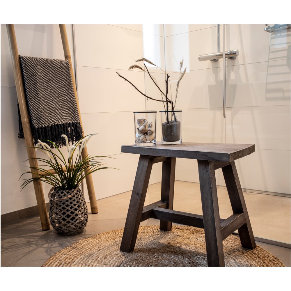 Barcelona Bank – Natur, Teak, 50 x 25 x 45 cm