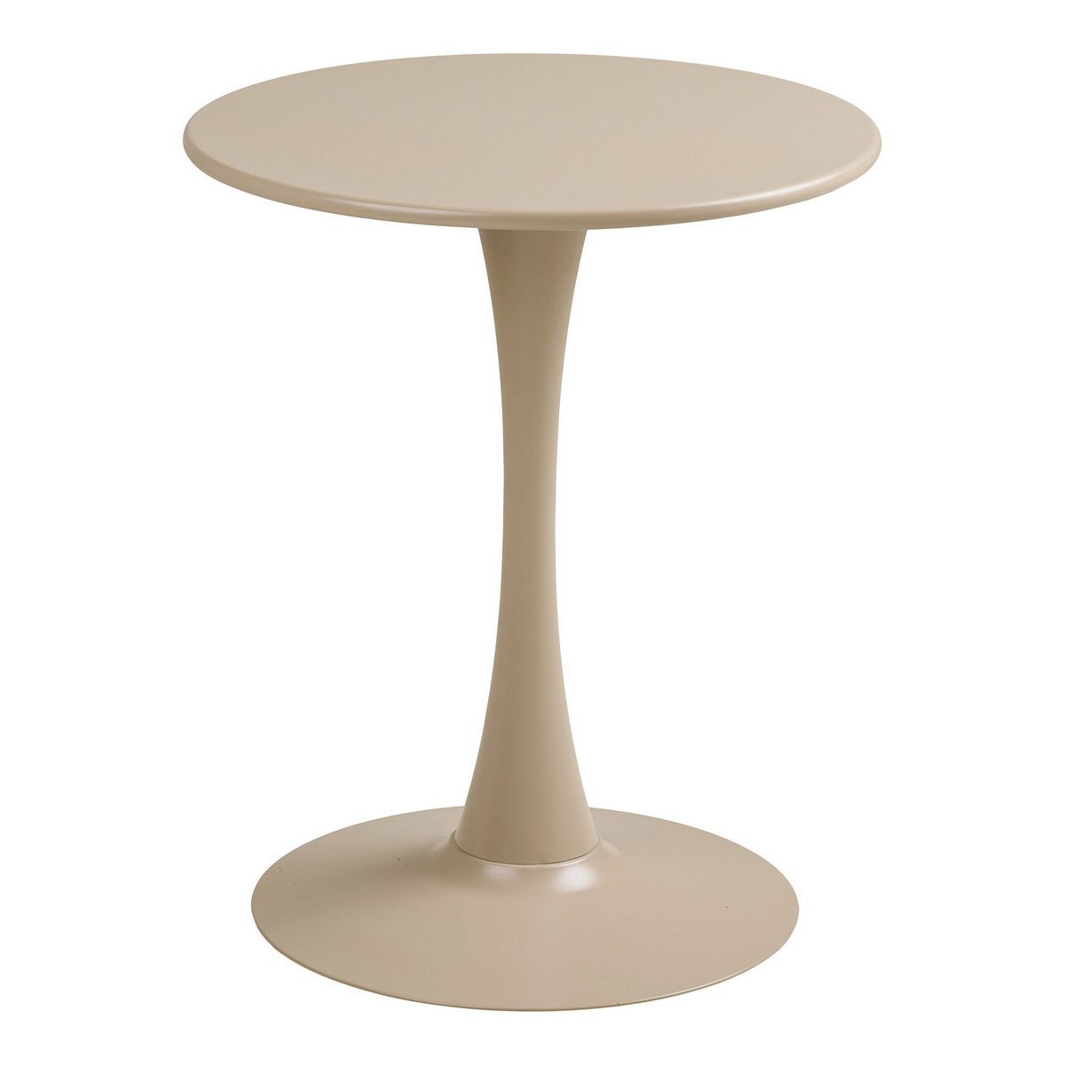 Meira Bistrotisch, Stahl, Taupe, ø60x72 cm