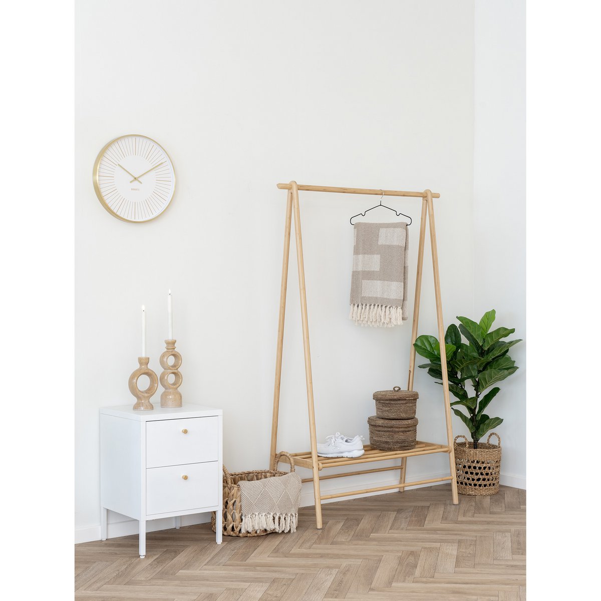 Adana Plaid - Taupe/Beige, Baumwollpolyester, 130x180 cm