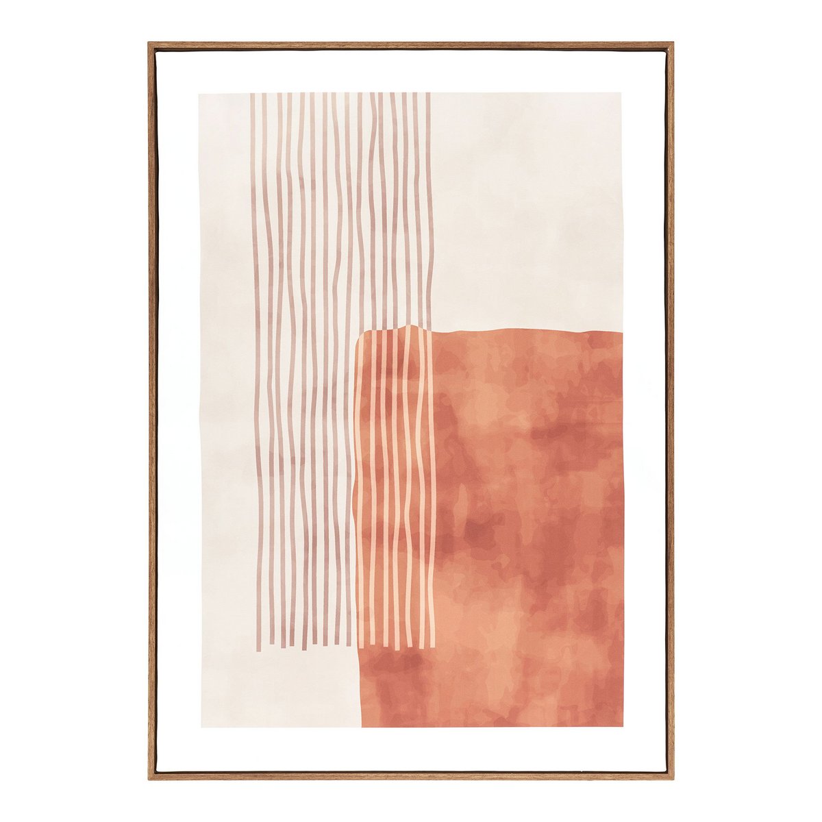 Mina Canvas-Druck, Leinwand, beige/braun, Nr.1, 50x70 cm