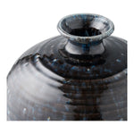 Vase, Keramik, dunkelblau, ø27x44,5 cm