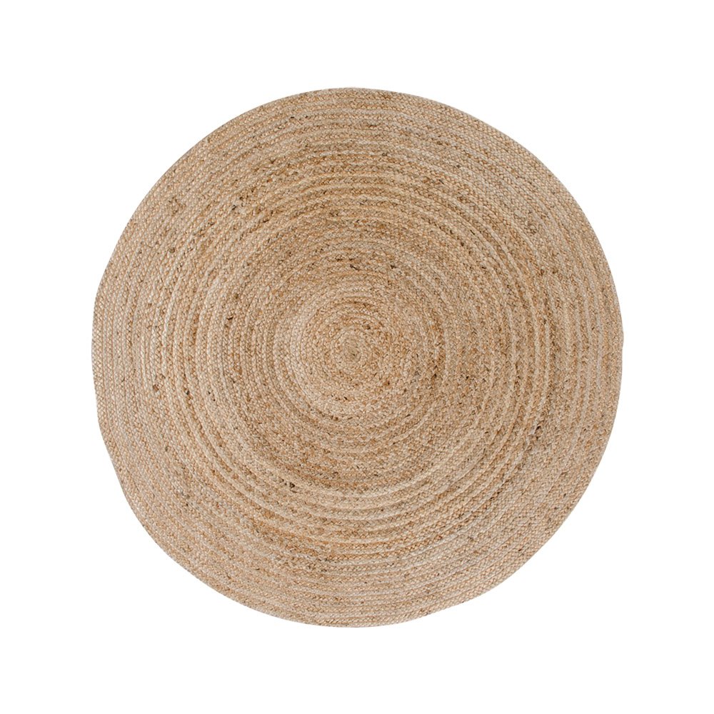 Bombay-Teppich – Natur, Jute, Ø120 cm