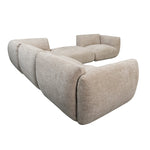 Sofa Amsterdam 5-teiliges Ecksofa Latte