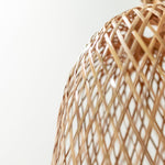 Bambuslampe | Natürlicher Lampenschirm | Gewebte Deckenleuchte CAMAYA