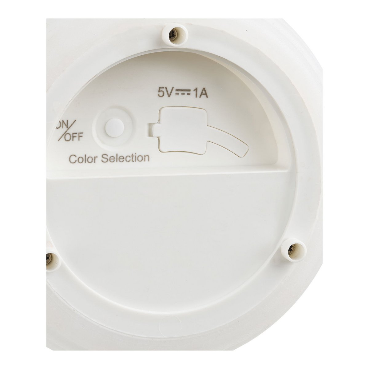 Derry LED-Lampe, wiederaufladbar, weiß, ø13 cm