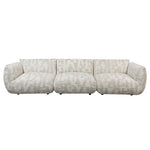 Sofa Amsterdam 4-Sitzer, weiße Glyphen