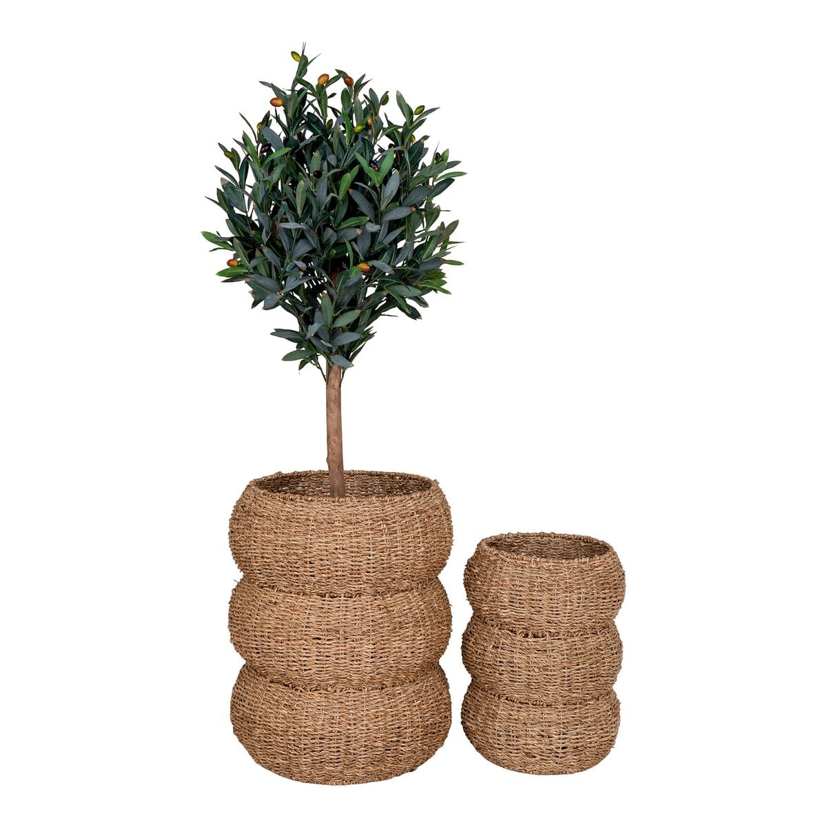 Sarbas-Körbe – Natur, Seegras, 2er-Set