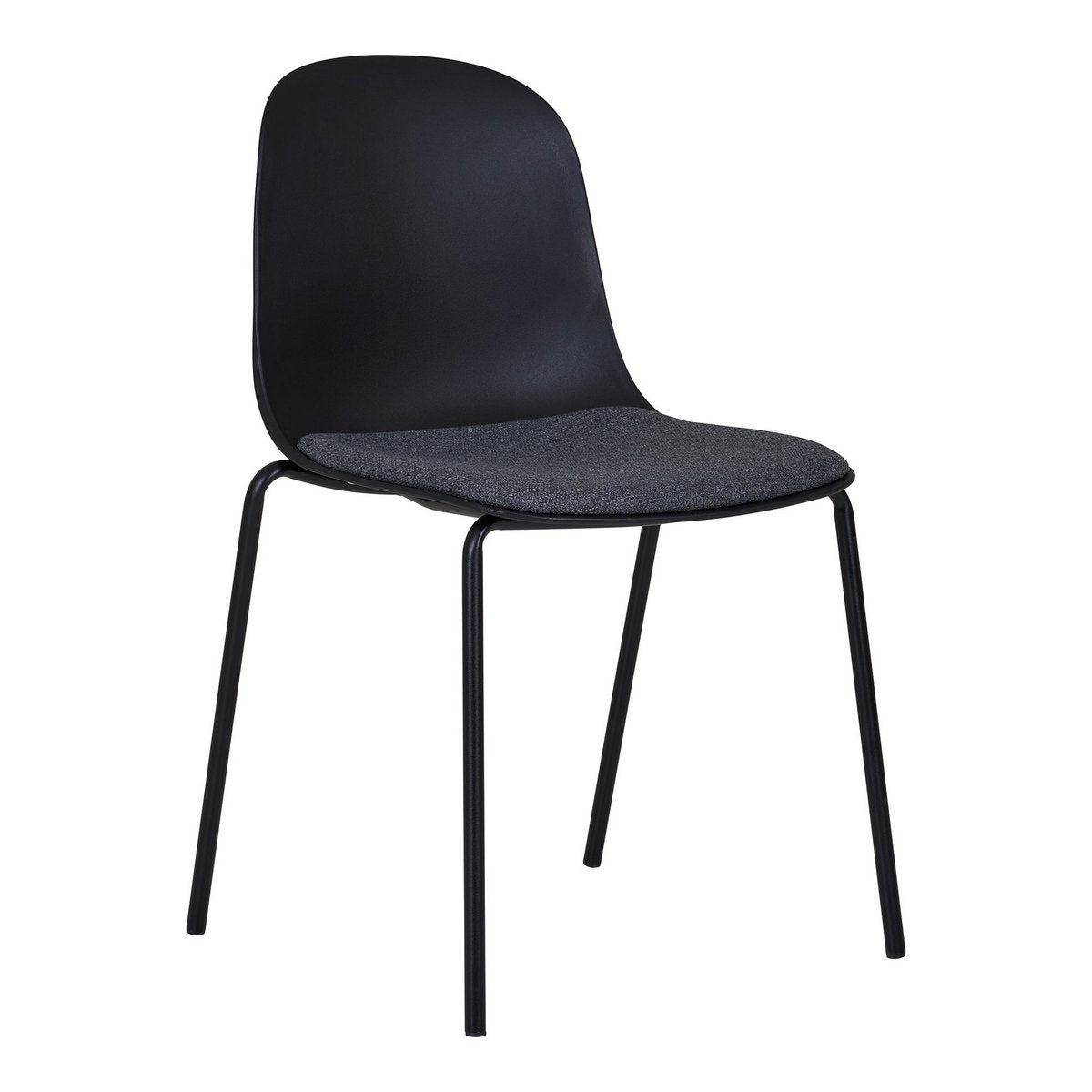 Madalena Esszimmerstuhl – Schwarz, 53 x 50 x 85 cm – 2er-Set