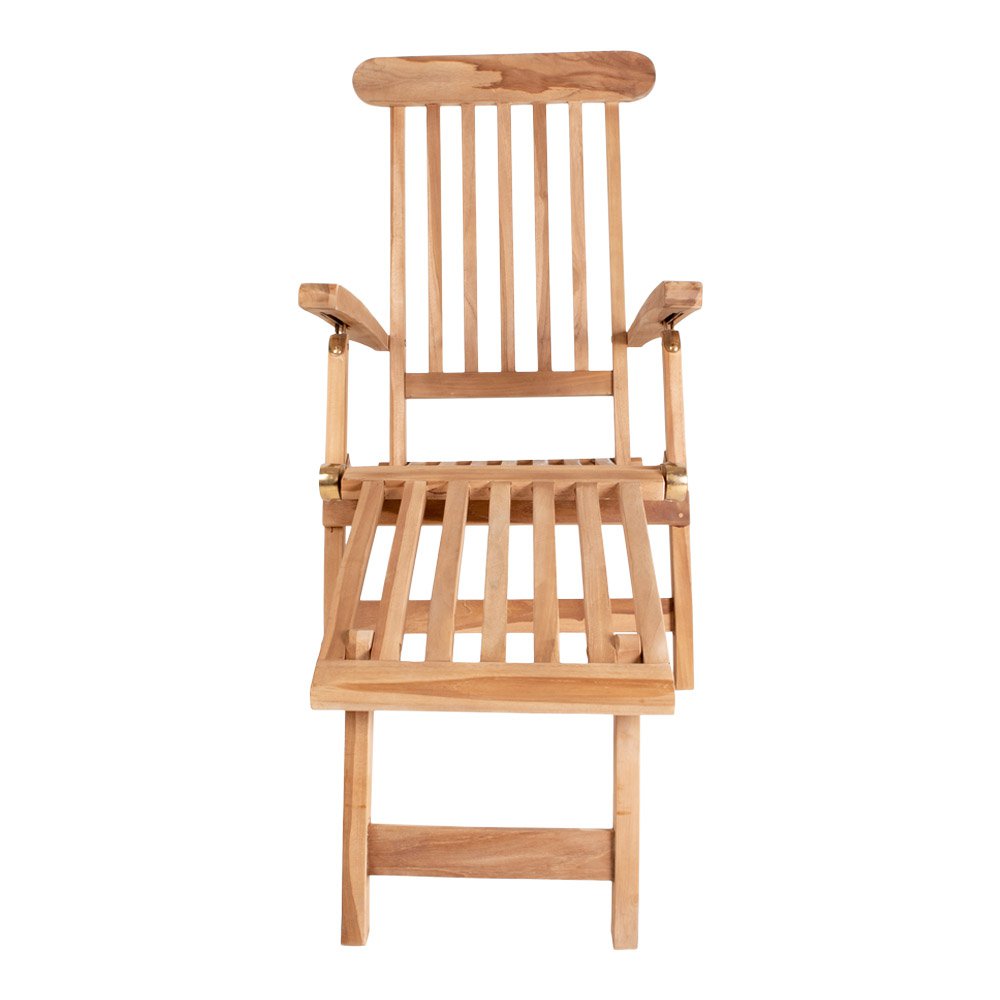 Arrecife Teak-Liegestuhl – Natur, Teak, 150 x 60 x 95 cm