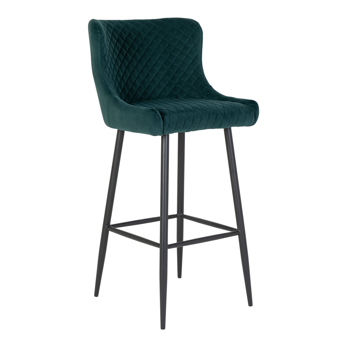 Melbourne Vitrine – Stahl, Schwarz – 80 x 40 x 120 cm