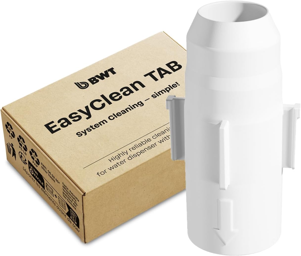 BLANCO BWT EasyCare Tab, Passend zu drink.soda & CHOICE.all & Icona & Evol-S Pro, Für das integrierte Reinigungsprogramm für sauberes & genießbares Trinkwasser