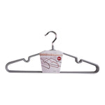 Massa Kleiderbügel – Grau, Metall, 10er-Set