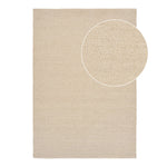 Bela Teppich, handgewebt, beige, 160x230 cm