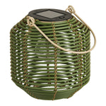 Crewe Lantern, wiederaufladbar mit integriertem Solarpanel, grün