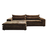 Londen 3-Sitzer + Ottomane Umber