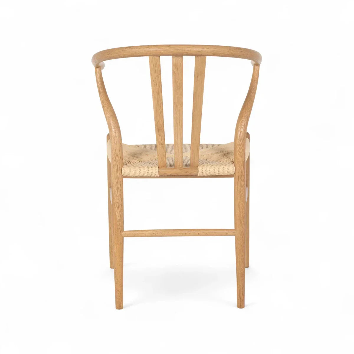 2er Set Esszimmerstühle Nikoline mit Geflechtsitz - Wildeiche