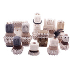 Muschelstein Mann M.6 (Set von 6)