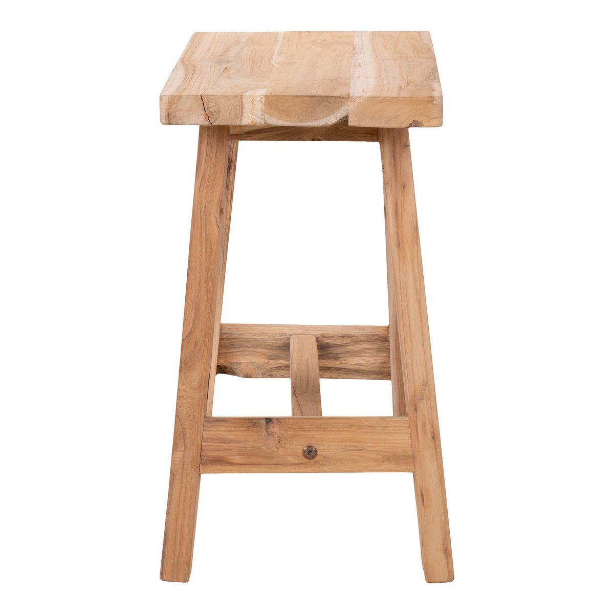 Barcelona Bank – Natur, Teak, 50 x 25 x 45 cm