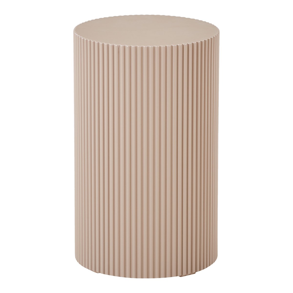 Farense Beistelltisch - Beige/Grau, MDF, 30x30x50 cm