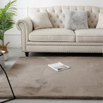 Flauschiger Teppich Taupe 80x150CM