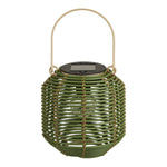 Crewe Lantern, wiederaufladbar mit integriertem Solarpanel, grün