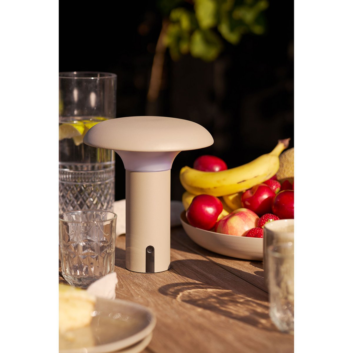 Ramsey LED-Lampe, wiederaufladbar, beige