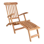Arrecife Teak-Liegestuhl – Natur, Teak, 150 x 60 x 95 cm