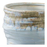 Vase, Keramik, hellblau, ø19,5x22,5