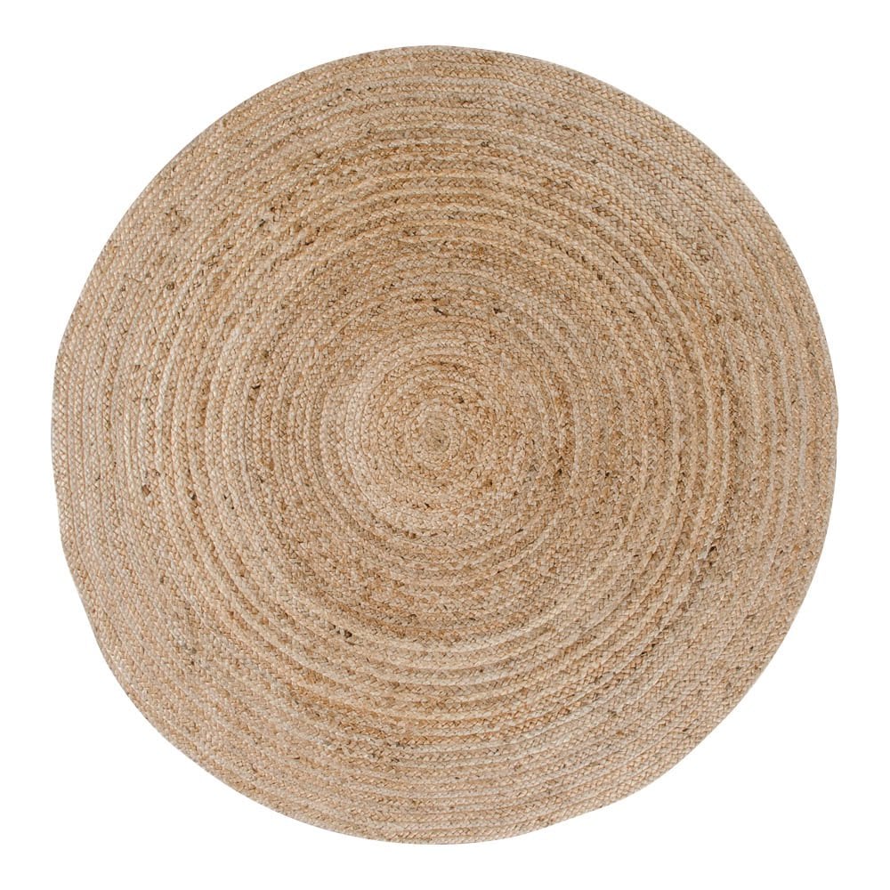 Bombay-Teppich – Natur, Jute, Ø180 cm