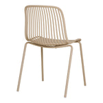 Branson Gartenstuhl – Sand, stapelbar, 55 x 46,5 x 82 cm – 4er-Set