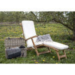 Arrecife Cushion Liegestuhl – Weiß, Baumwolle, 197 x 55 x 5 cm