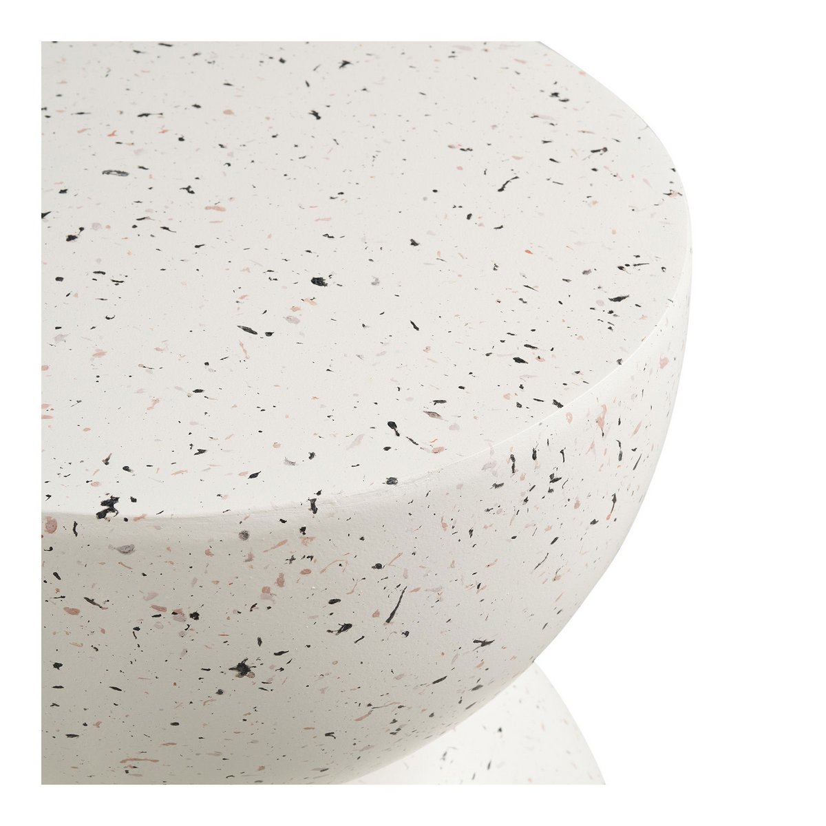 Bonita Beistelltisch, Fiberclay, Terrazzo-Optik, ø40x45 cm