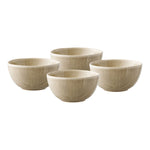 Violaschale, Keramik, beige, ø14,5x7 cm, 4er-Set