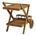 Pasaku Teewagen, Teak, natur, 86x50x81 cm