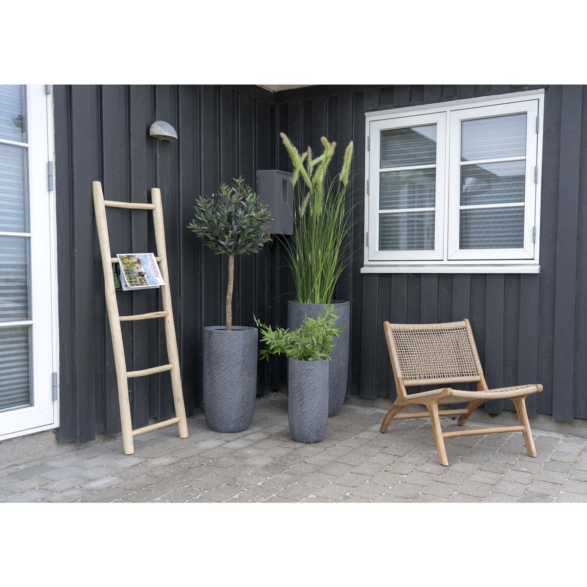 Leiter – Natur, Teak, 50 x 150 cm