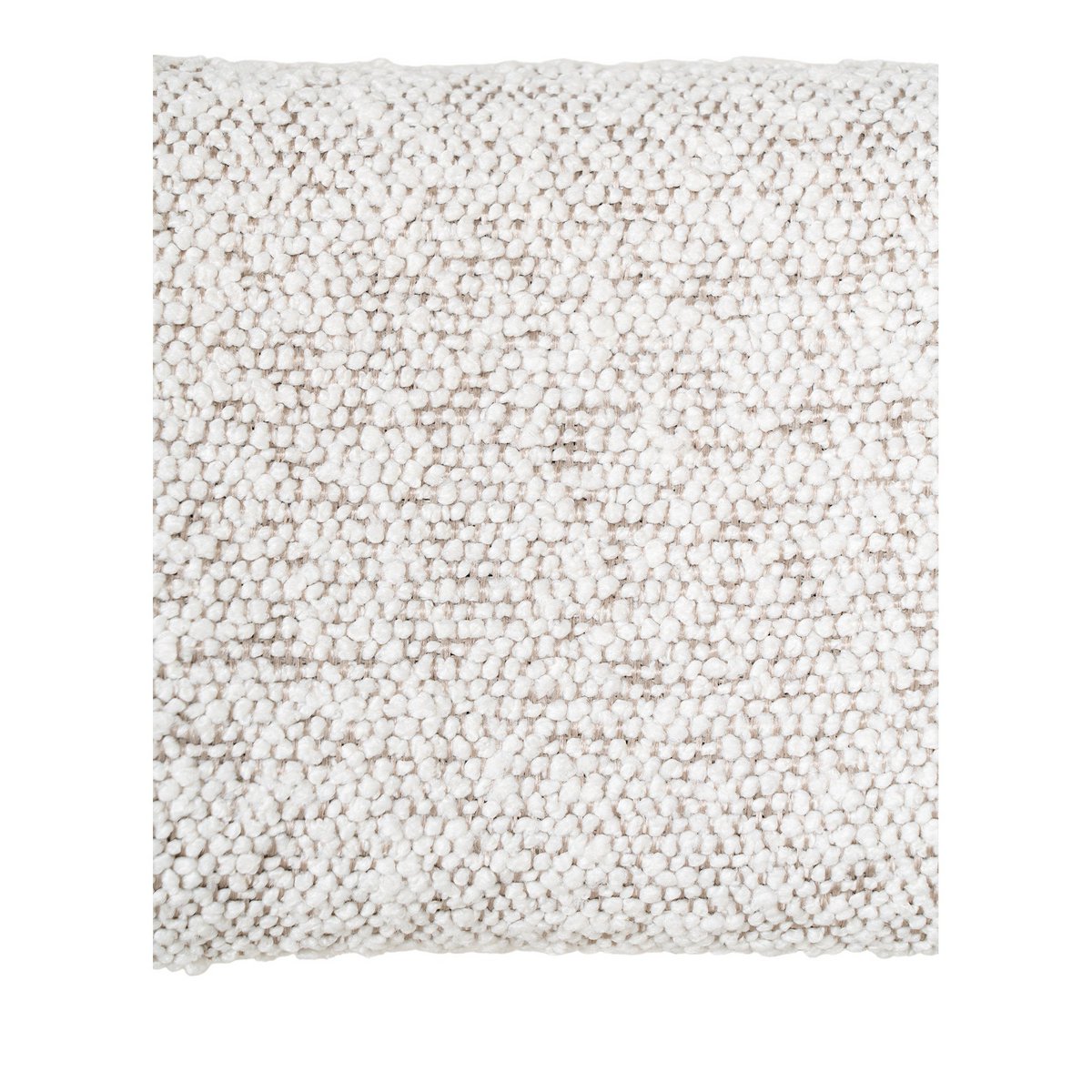 Badalona Esszimmerstuhl – Weißes Bouclé, schwarze Beine – 2er-Set
