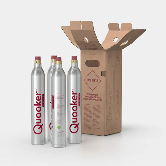 Quooker Set aus 4 CO₂-Zylindern