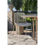 Branson Gartenstuhl – Sand, stapelbar, 55 x 46,5 x 82 cm – 4er-Set